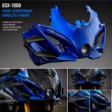 Front Fairing Spoiler Kit Fixed-wing For Suzuki GSX-R1000R L7 L8 L9 2017-2024 picture
