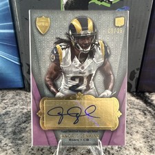 2012 Topps Supreme Janoris Jenkins Rams Rookie Auto #SRA-JJ Violet 16/25 picture