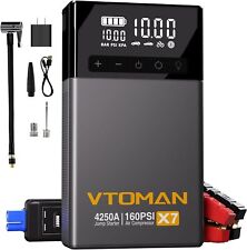 🔥VTOMAN X7 Jump Starter With Air Compressor, 4250A Battery Charger Emergency  picture
