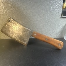 Antique Village Blacksmith Butchers Cleaver #208 1920-1930s picture