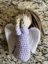 handcrafted crochet angel amigurumi figurine picture