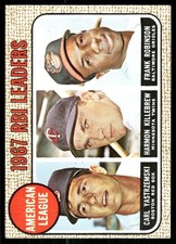 1968 Topps #4 American League 1967 RBI Leaders picture