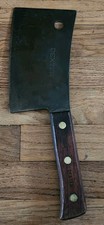 Fabulous Vtg DEXTER 5387 Carbon Steel Meat Cleaver 7.25