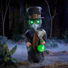 3.5 FT Wicked Woods Animated LED Plague Rat picture