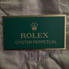 Rolex Authorized Dealer Display Clip Signs  tag- oyster perpetual- Rare Item picture