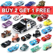 Disney Pixar Cars Diecast Model Vehicle Lightning McQueen Sheriff 1:55 Kid Gifts picture