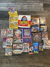 HUGE Lot of Sealed Packs of NFL Football Cards  100+ Cards total picture