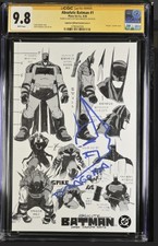Absolute Batman #1 Japanese CGC 9.8 Signed And Sketched By Nick Dragotta Design picture