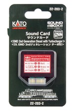 Kato 22-203-2 N & HO EMD 2nd Generation Diesel with Turbocharger Sound Card picture