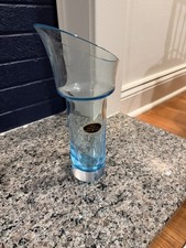 VTG Paulo Gucci Vase Made In Italy Art Glass Hand Blown picture