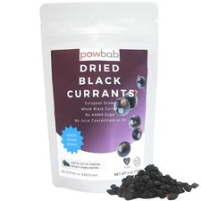 powbab Dried Black Currants - 100% Ribes Nigrum Berries, Unsweetened (4 oz) picture