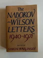 The Nabokov-Wilson Letters 1940-1971 Vladimir Nabokov Edmund Wilson 1st Edition picture