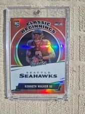 2022 Panini Classics Kenneth Walker III RC Classic Beginnings Red /50 #CB-7 picture