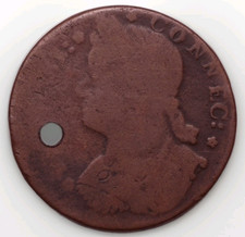 1787 Connecticut Colonial Copper Miller 33.43-hh.2 R6 Rare Variety picture