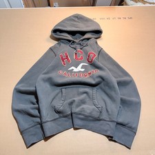 Y2K Hollister HCO California Hoodie XL Gray Excellent Pullover Sweatshirt picture