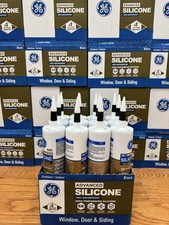GE 10.1 oz. Black Exterior/Interior Silicone 2-Window Door Sealant (Case of 12) picture