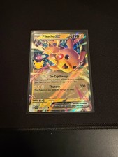 Pikachu ex 054/128 Holo Ultra Rare ME: 30th Celebration Pokemon Near Mint picture