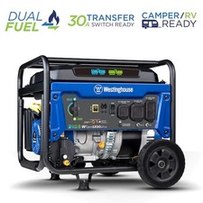 Westinghouse WGEN5300DFCV WGen 5300-Watt Gasoline/Propane Portable Generator picture
