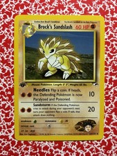 Brock’s Sandslash 23/132 1st Edition Gym Heroes LP ⛏️ CAN YOU DIG IT, SUCKA? 🔥 picture