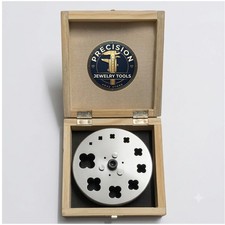 Precision Disc Cutter New 4 Petal Flower Shape| Set of 10 Punches|6mm to 31 mm| picture