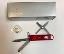 NEW  Victorinox Swiss Army  Folding Multi Pocket Knife 54033 - Swisslite Ruby picture