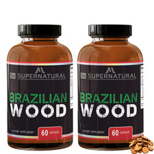 Brazilian - Wood | Capsules for Men | Vitamins Supplement | 120 Capsules picture