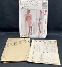 Vtg Sewing Pattern, McCalls 8153 Dress 10-14 UNCUT - Ships Free picture