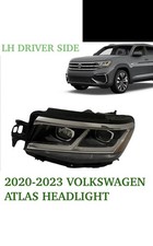 2020-2023 VOLKSWAGEN ATLAS LEFT DRIVER HEADLIGHT OEM DRL DEFFECTIVE👍🏼#1 GREAT picture