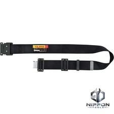 Tajima BWBM125-BK Work Belt Black Aluminum Buckle 125cm Japan Ships picture