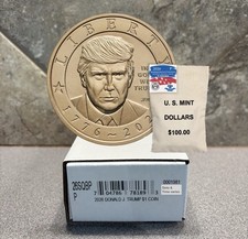 2026-P Donald Trump Semiquincentennial $1 Coin 100-Coin Bag 26SQBP - Sealed picture
