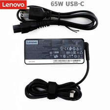 Lot Genuine 65W USB-C Type-C Lenovo Adapter Charger ADLX65YDC2A ThinkPad Yoga US picture