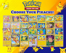 Pokemon TCG - Choose Your Pikachu | Holo/Reverse EX VMAX Full Art Cards | NM picture