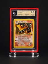 Pokémon Blaine's Charizard 2/132 Gym Challenge Holo Rare Unlimited Beckett 9.5 picture