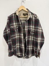 Vintage Eddie Bauer Button Up Shirt flannel plaid picture