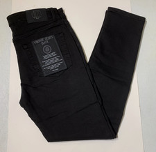 NWT VGB Vintage Genes Black Mens Slim Fit Comfort Terry Denim Black Jeans All SZ picture