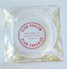 Rare ca.  1954-55 Club Harlem/Paradise Ashtray Atlantic City NJ Black Americana picture