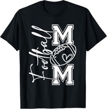 Football Mom Football Mom Football Mom Football Football Mom T-Shirt picture
