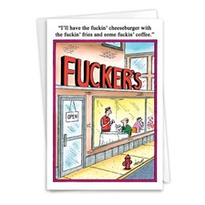Humor Funny F'ers Birthday Card - Friend Her Him Nobleworks picture