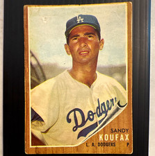 Topps 1962 Topps Sandy Koufax #5 Los Angeles Dodgers MLB Baseball Card Base picture