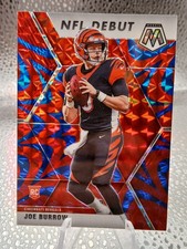 2020 Panini Mosaic - NFL Debut Joe Burrow #261 Reactive Blue Mosaic Prizm (RC) picture