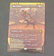 Wizards of the Coast MTG Rat Colony Secret Lair Drop Rare Foil EN #36 picture