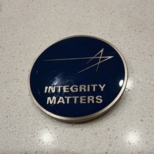 Lockheed Martin Integrity Matters Employee Challenge Coin Corporate Values picture