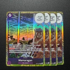 4x Mamaragan OP15-078 - One Piece TCG English Playset Near Mint picture