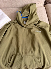 DEFCON Men's Green Pullover. Baphomet stitching. picture