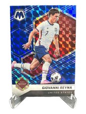 Panini 2021-22 Mosaic FIFA Road to WC Giovanni Reyna Blue Prizm 06/99 #104 picture