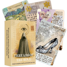 Threads of the Soul 50 Oracle Cards: 12x8cm (4.7x3.1