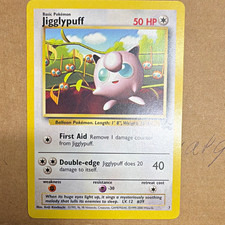 Wizards Pokemon TCG Jigglypuff 54/64 Jungle 1999 English 50 HP Regular picture