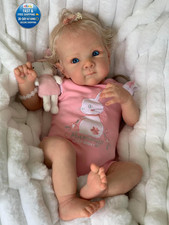 Realistic Newborn Baby Doll Girl 18inch Reborn Baby Dolls Bettie Full Body Vinyl picture