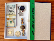 Large Hollow Book Safe Hidden Compartment HIDE Jewelry Valuables Cash Gold Money picture
