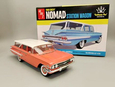 AMT1402 PLASTIC MODEL KIT 1960 CHEVY NOMAD STATION WAGON 1/25 SCALE SEALED BOX picture